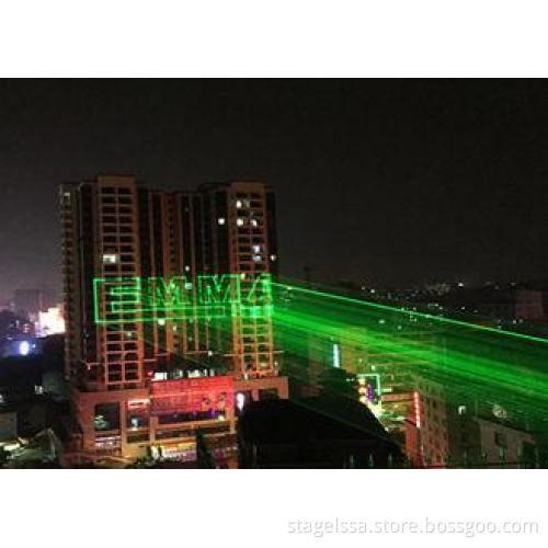 10w Outdoor Dj Laser Lights , Dmx Laser Display System Voic